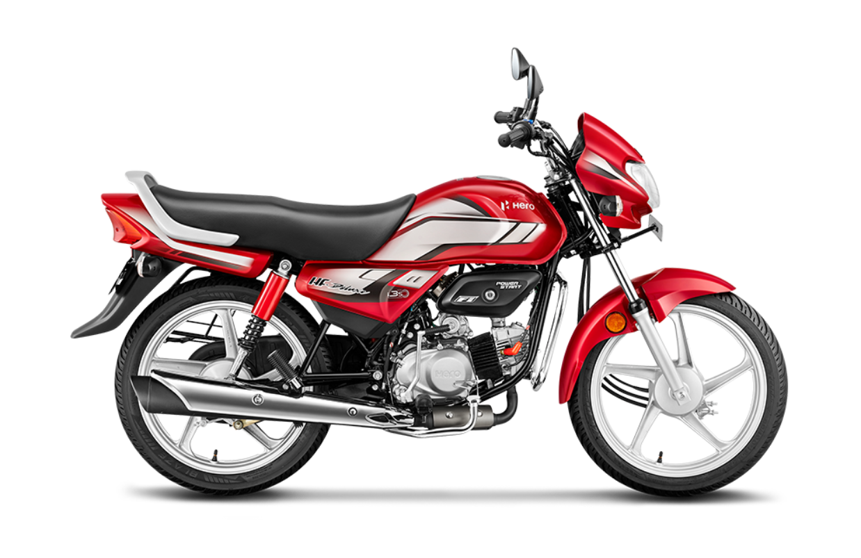 Buy Hero HF Deluxe Standard Candy Blazing Red Bike from Aapli